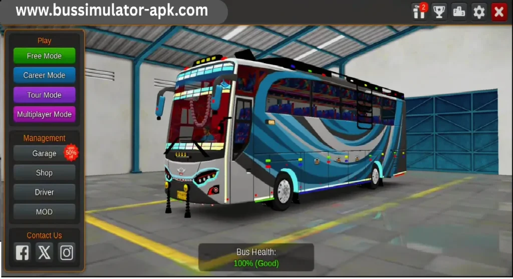 Customised Busses bussid mod