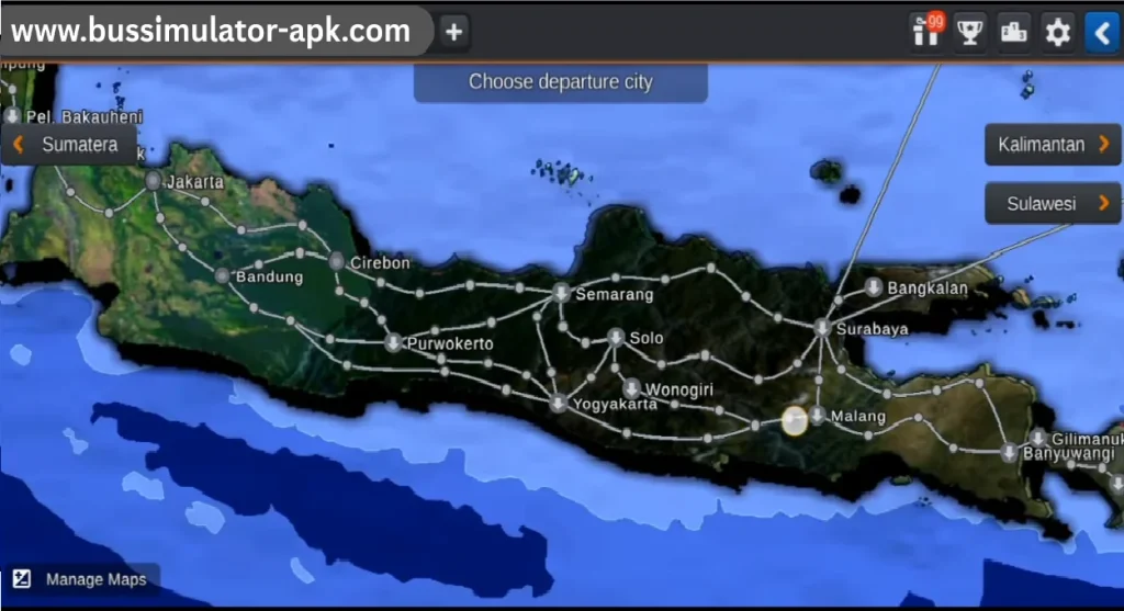 Famous Maps or Routes