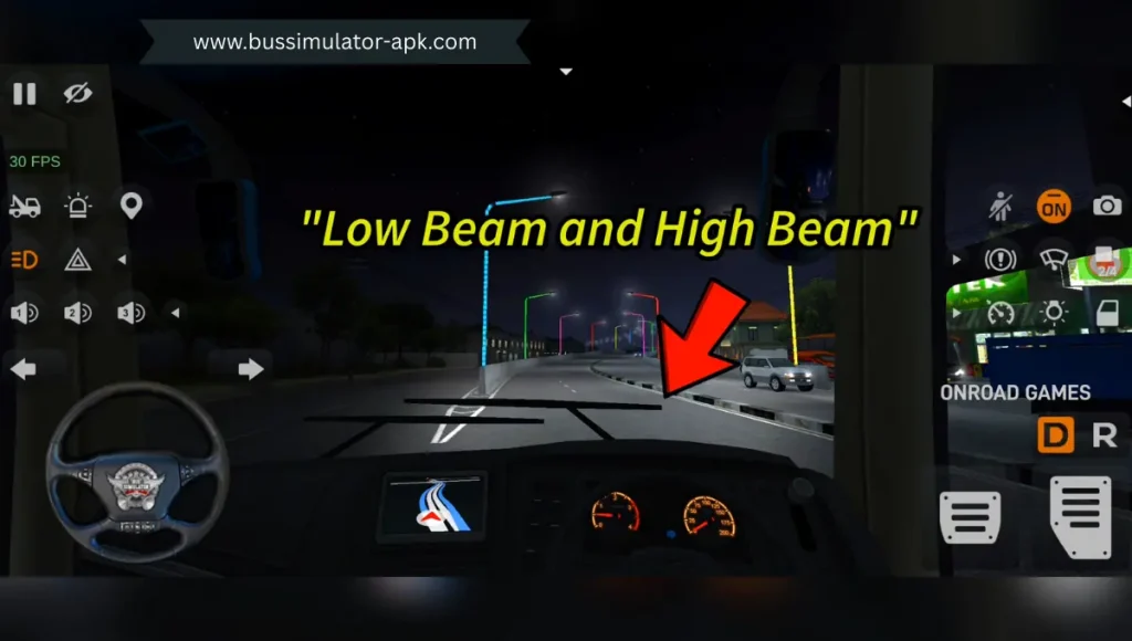 High and Low Beam Lights