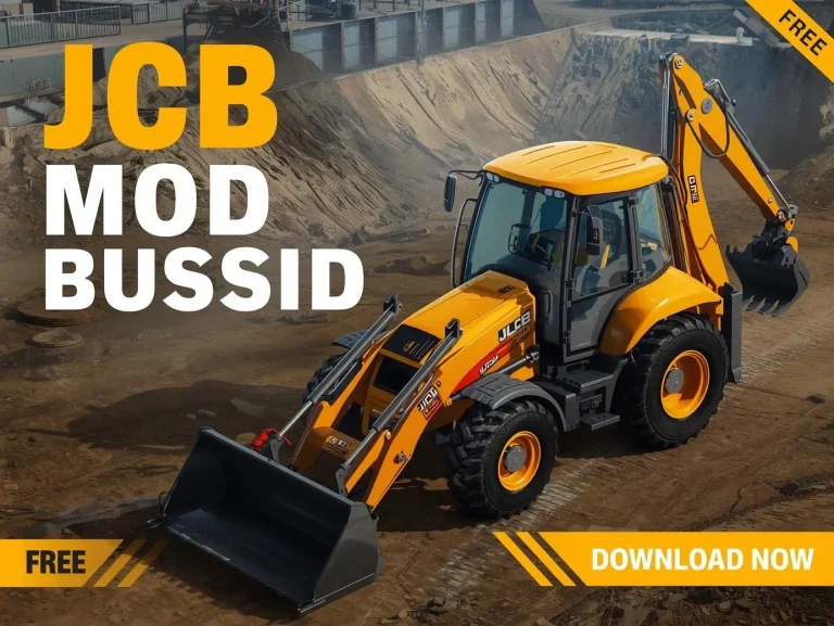 JCB Mod for Bus Simulator Indonesia (BUSSID)