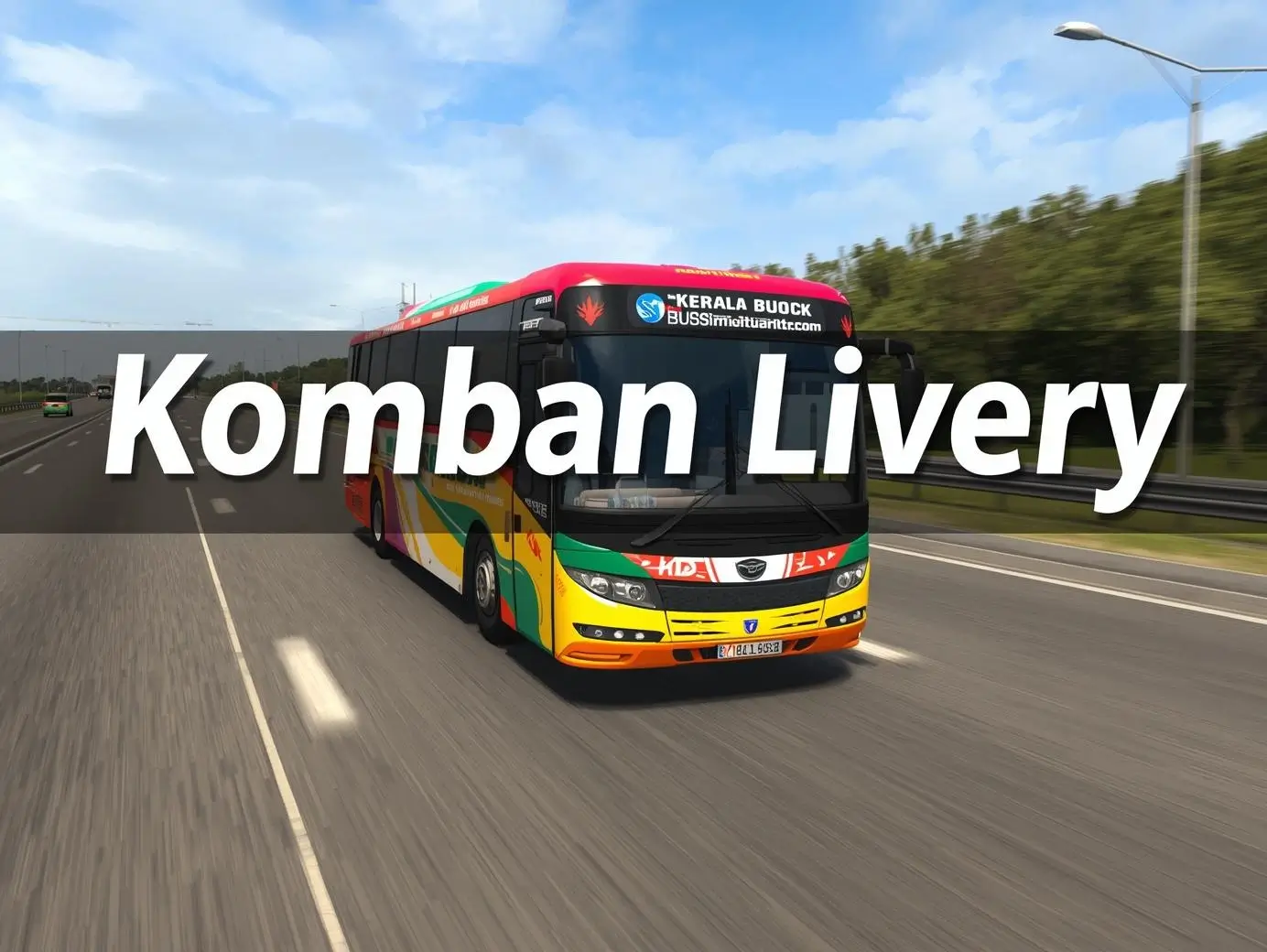 Komban Bus Skin & Livery Download for Bus Simulator Indonesia (BUSSID)