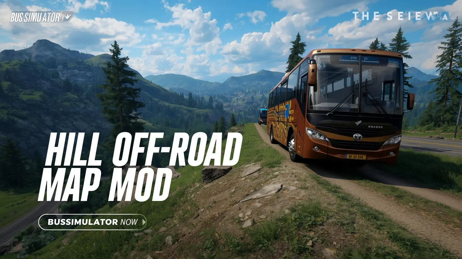 Hill Off-Road Map Mod for Bus Simulator Indonesia